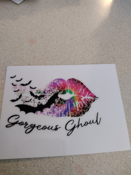 SM GORGEOUS GHOUL LIPS UV DTF