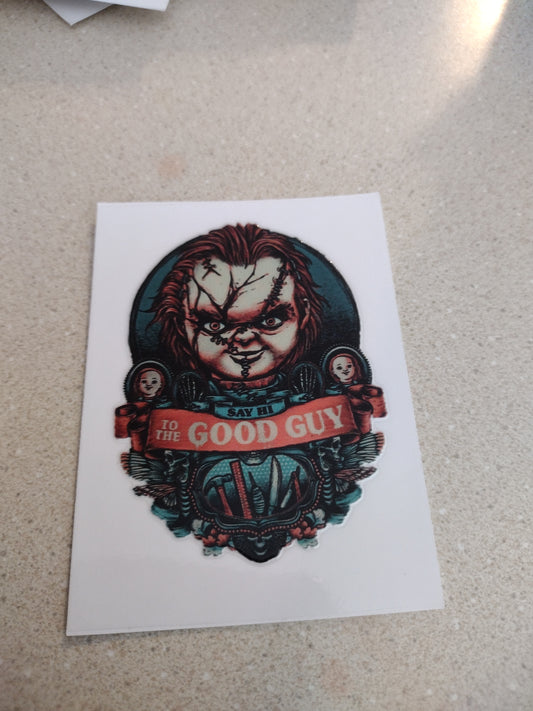 SM CHUCK DOLL HALLOWEEN UV DTF