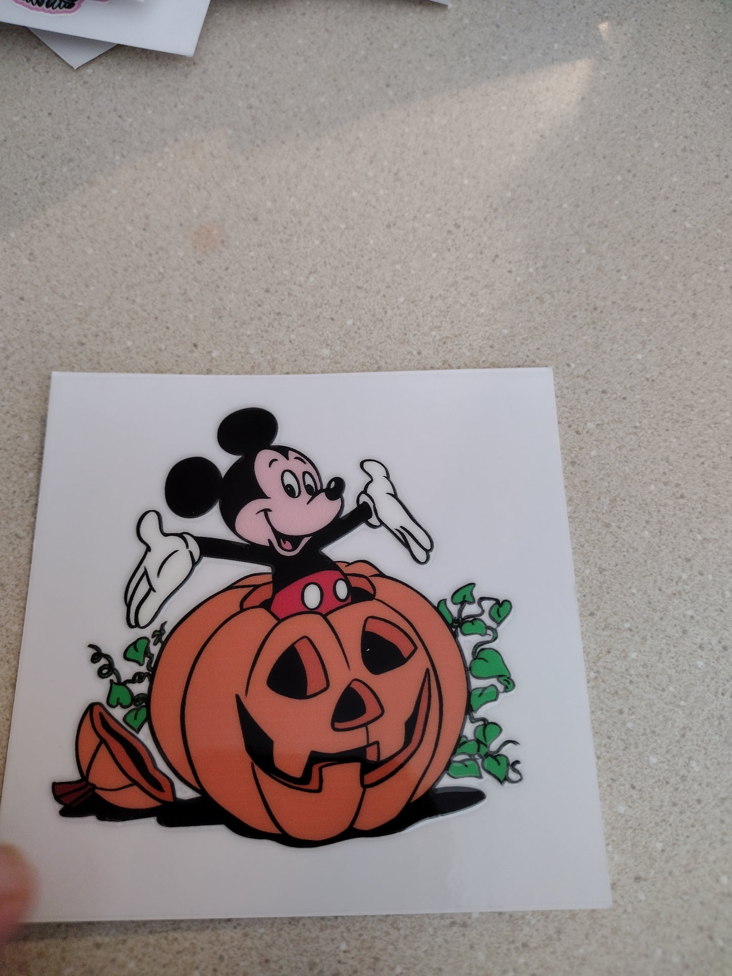 SM PUMPKIN MOUSE UV DTF