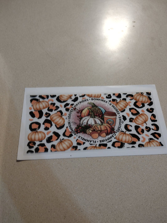 FALL PUMPKINS UV DTF