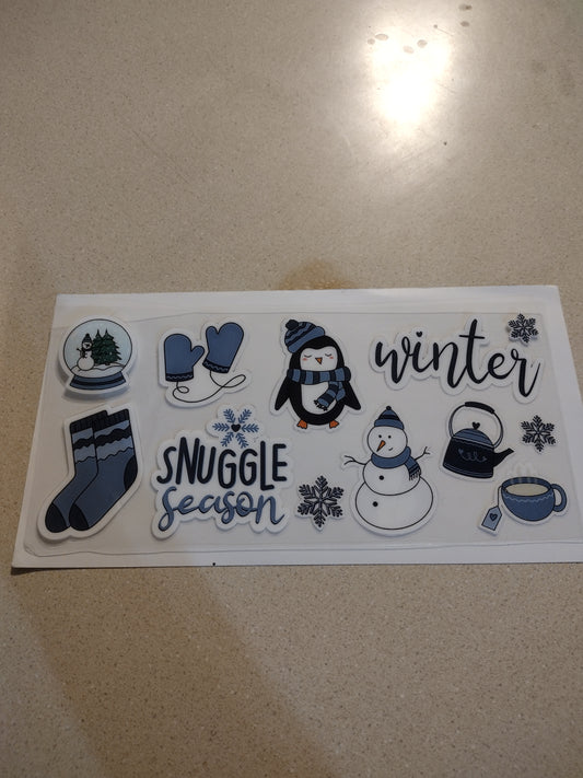 WINTER UV DTF
