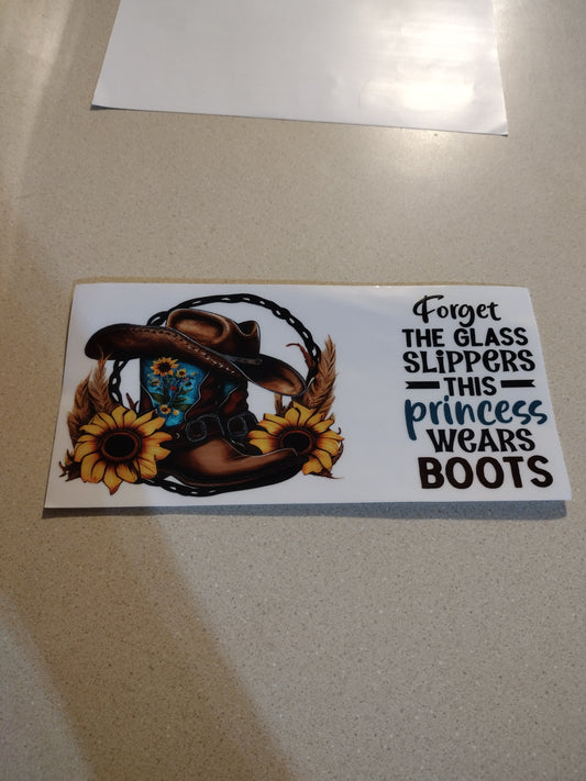Wear Boots UV DTF
