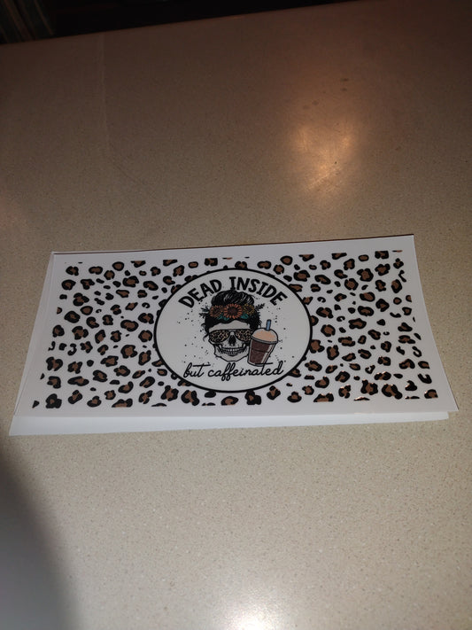 DEAD BUT CAFFEINATED U. DTF