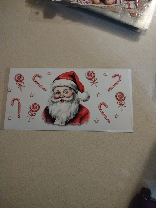 SANTA CLAUS UV DTF