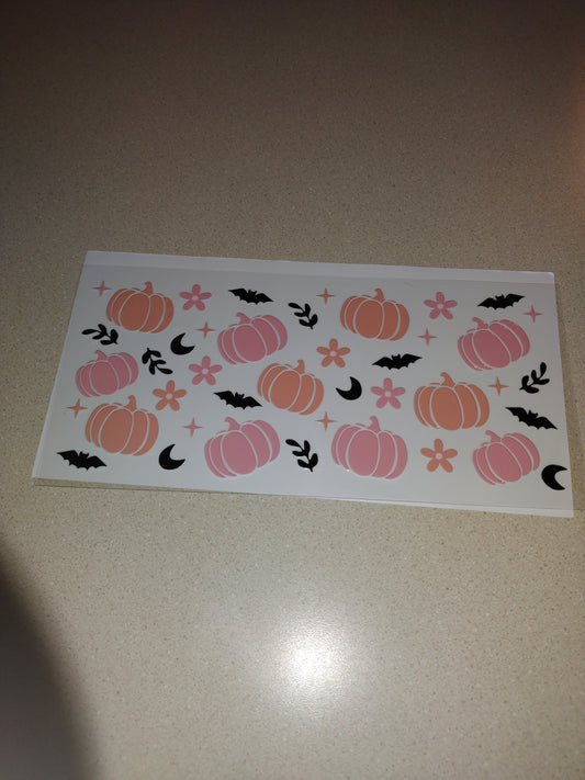 PASTEL PUMPKINS UV DTF