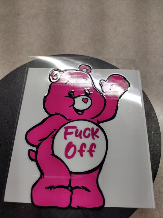 F OFF SWEAR BEAR SM UV DTF