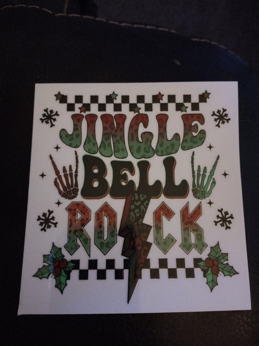JINGLE BELL ROCK UV DTF