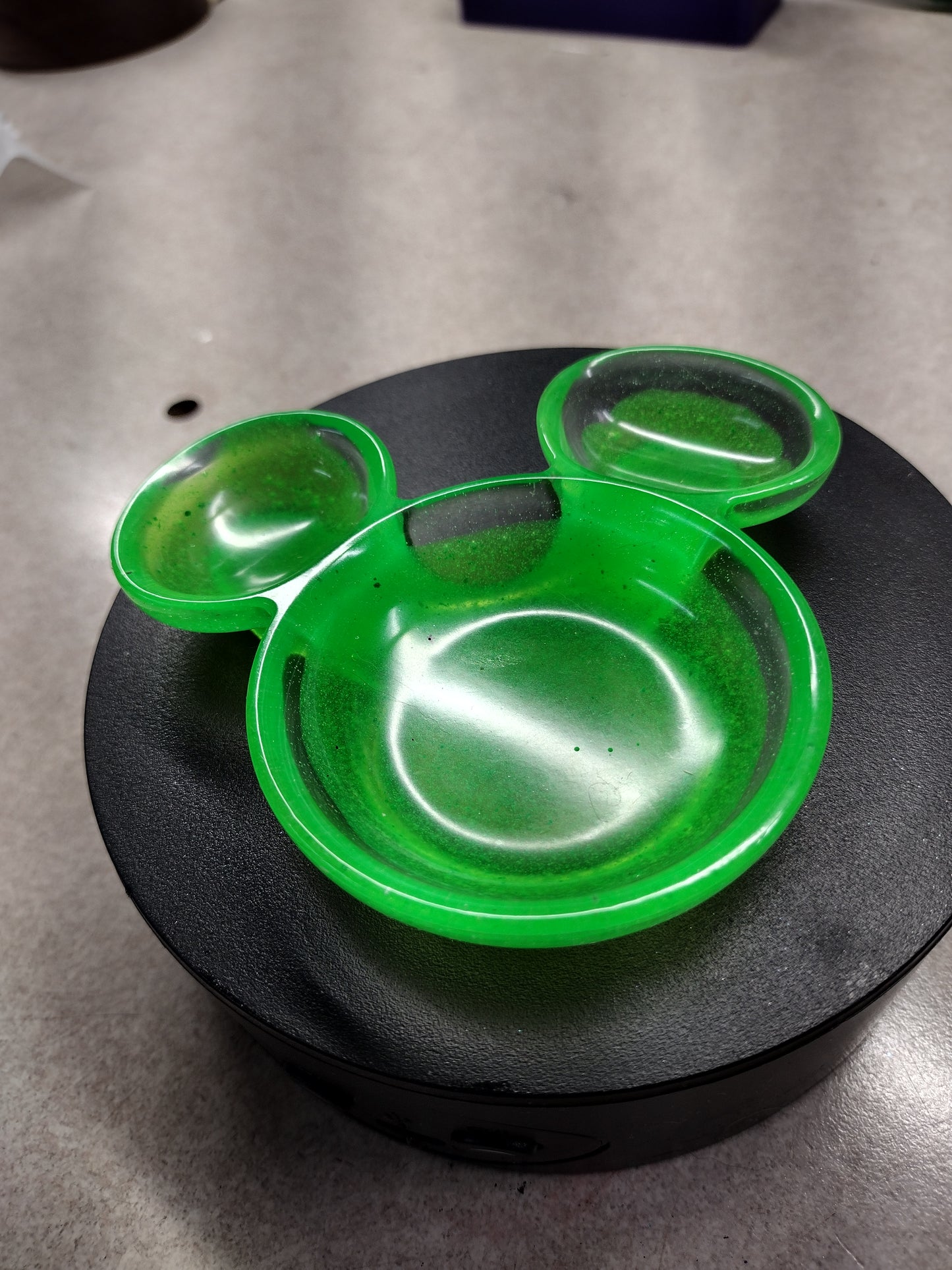 Neon Green Mouse Tray