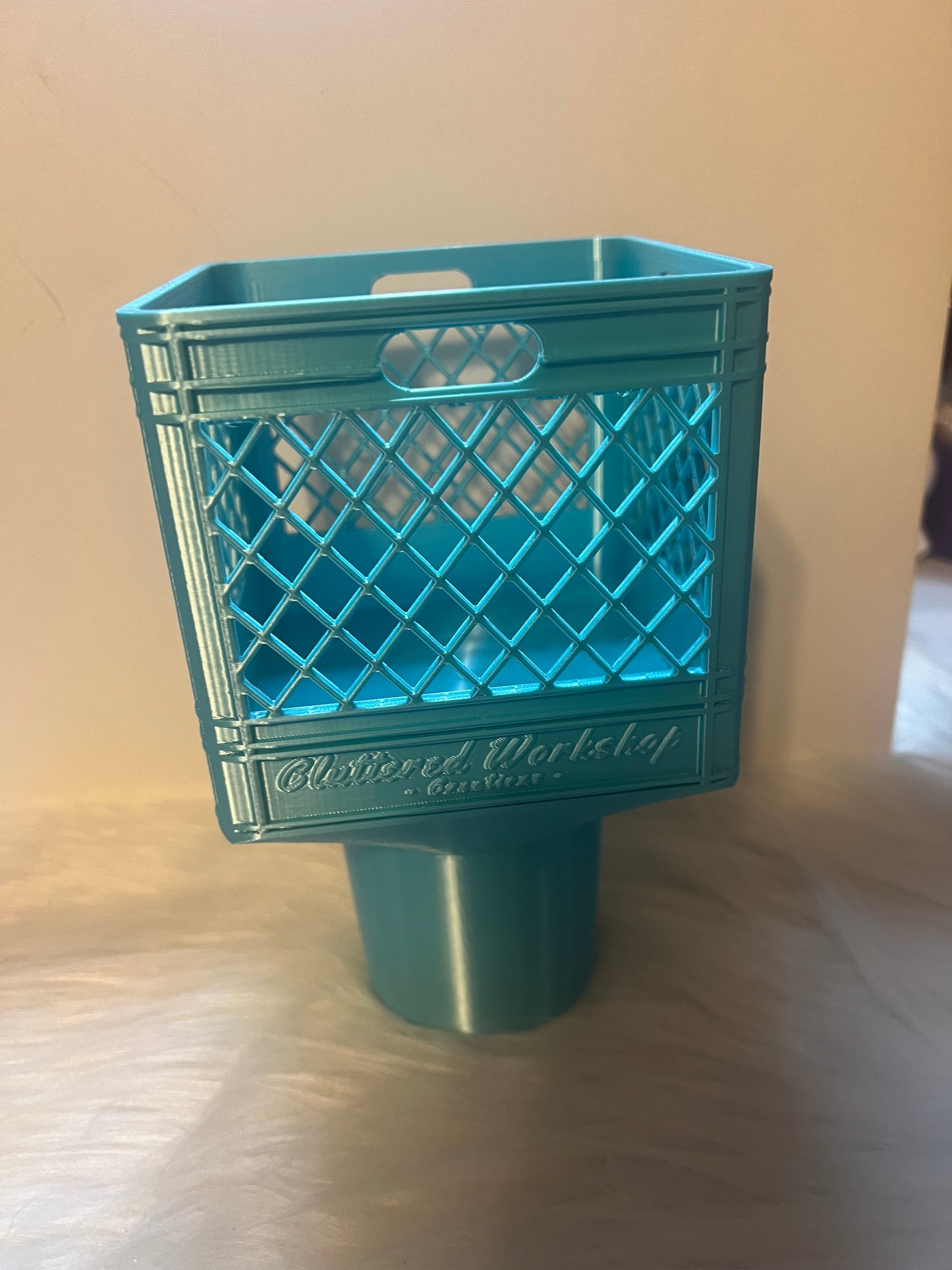 Milk Crate Cup Holder