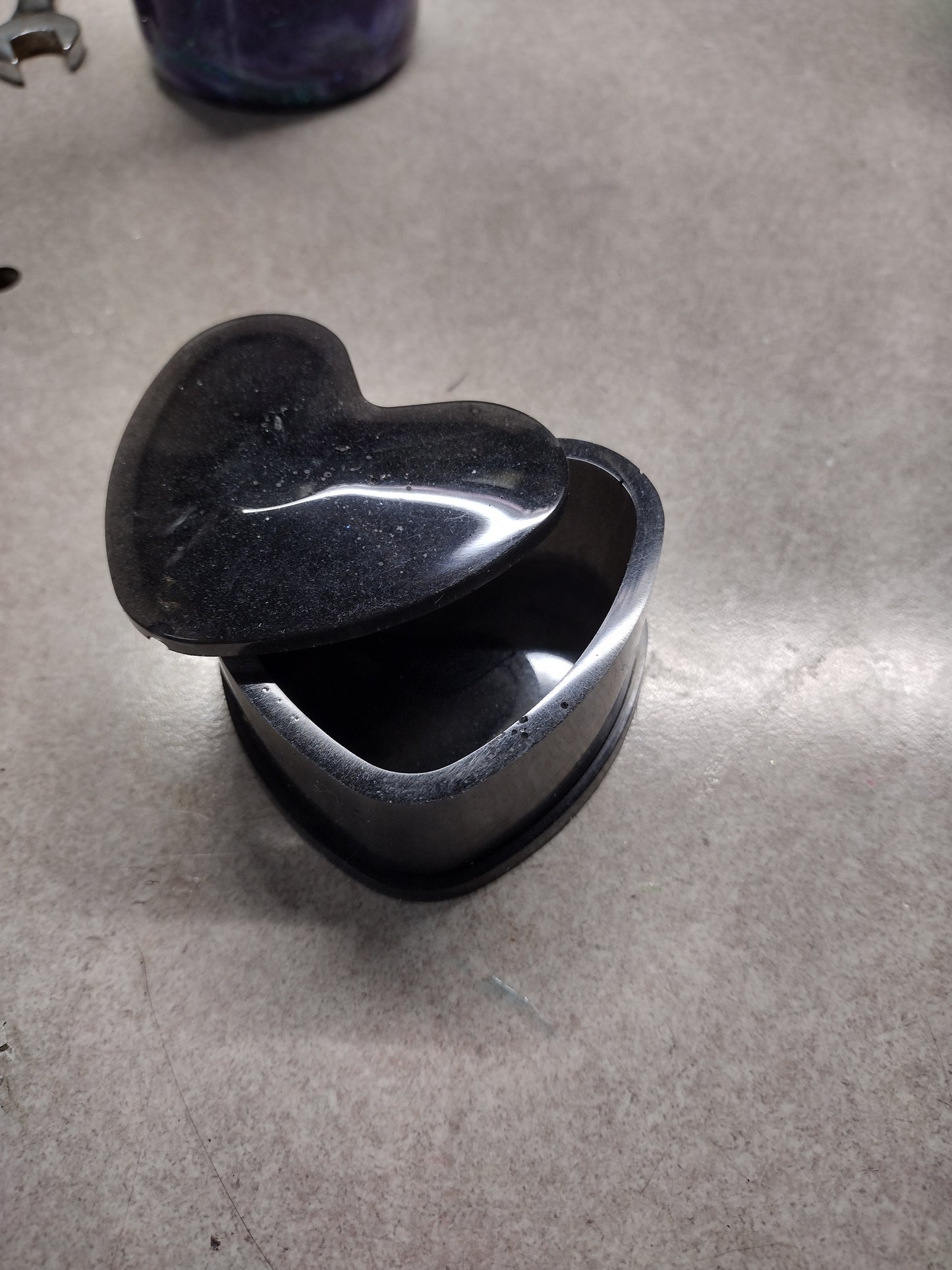 Black Heart Trinket Box