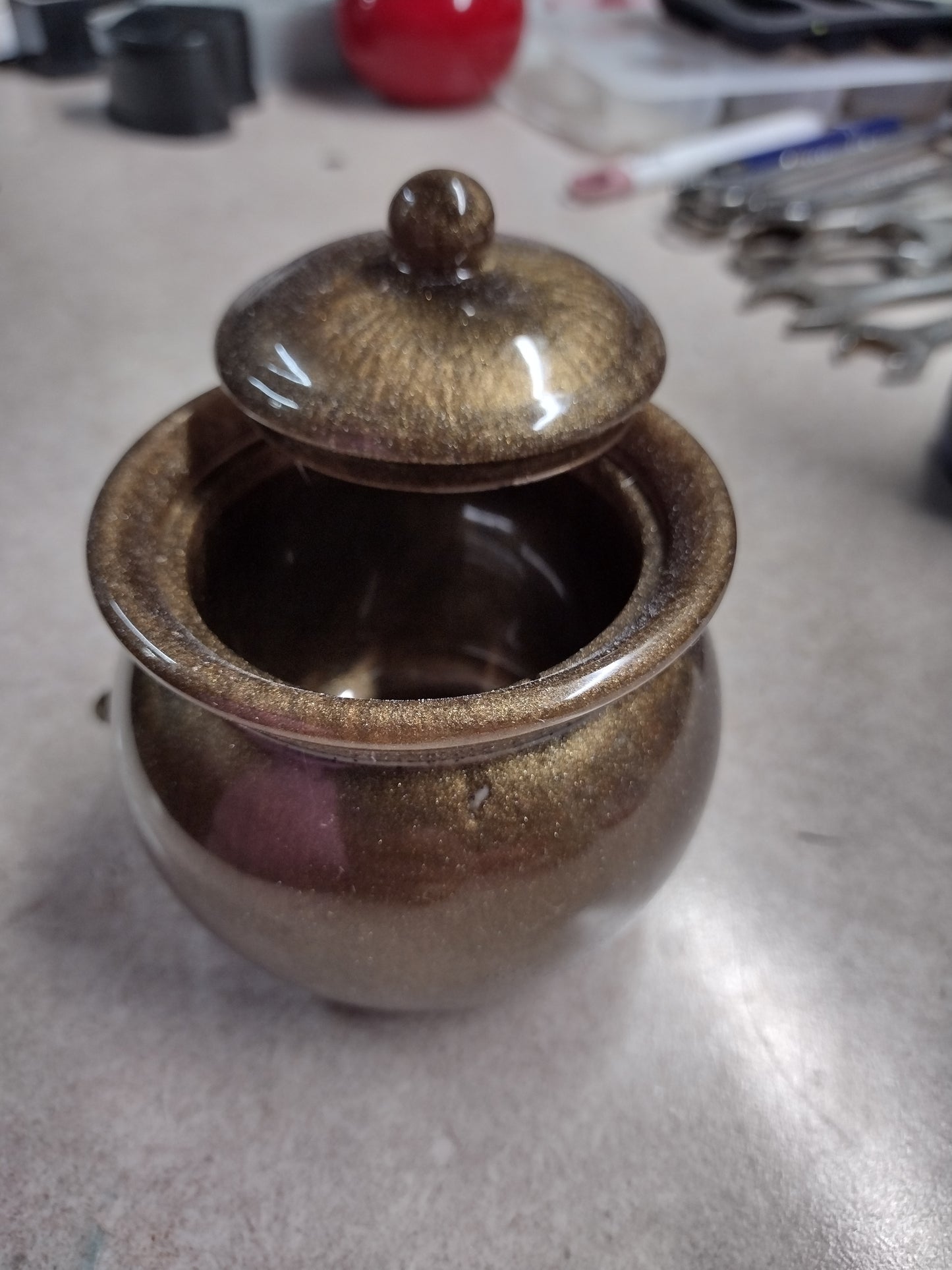 Epoxy Resin Honey Jar