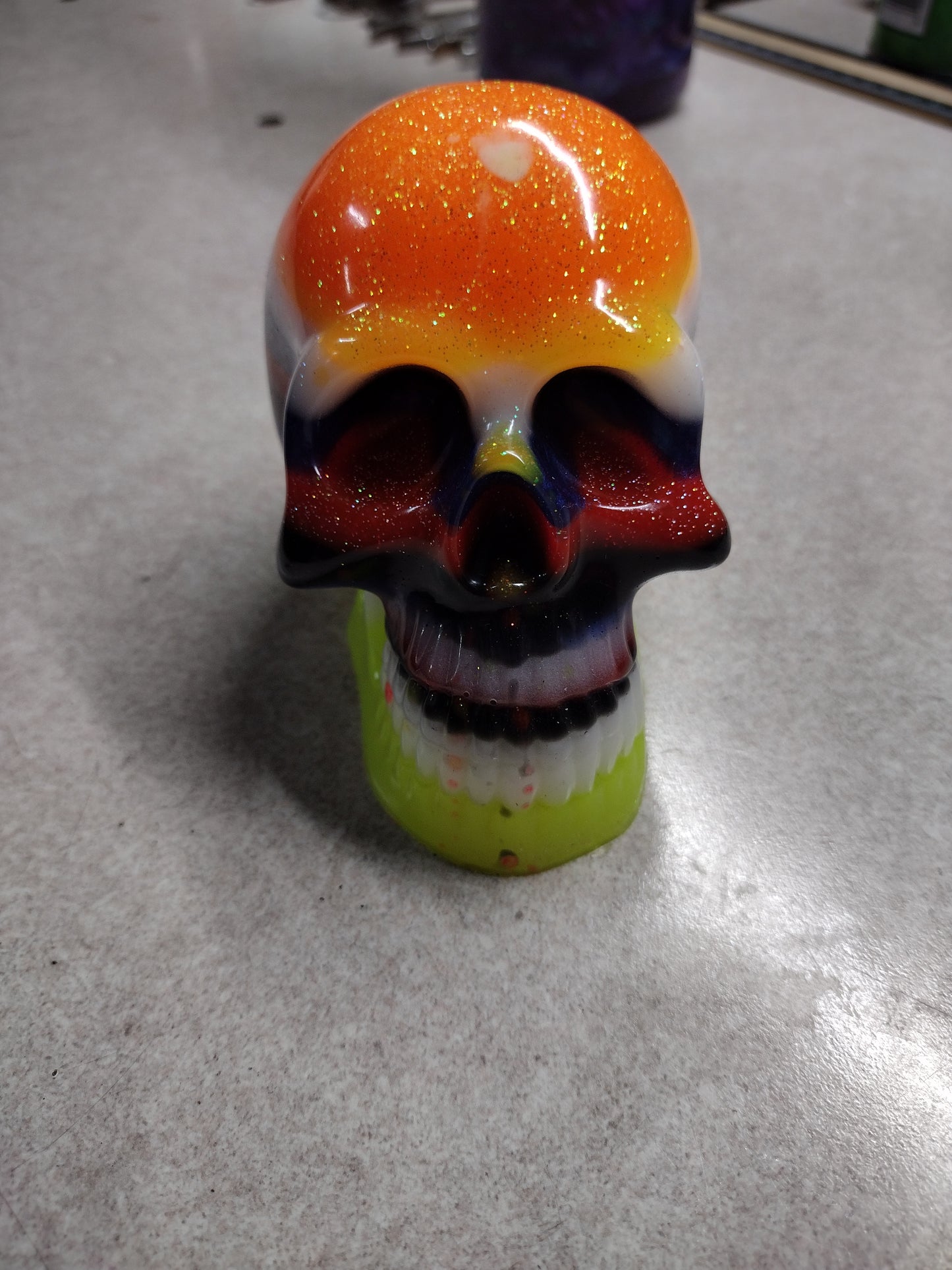 CUSTOM ORDER Large Resin Skull