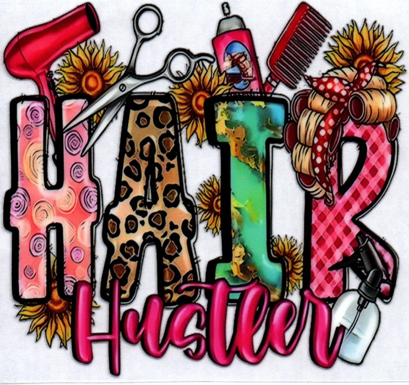 Hair Hustler 1 Decal