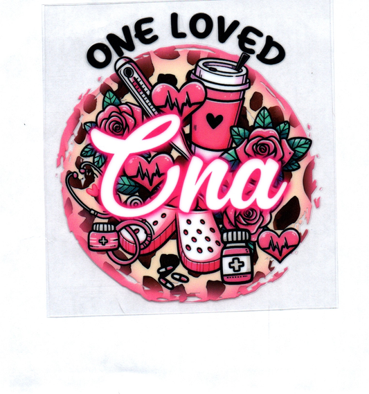 One Loved CNA Decal