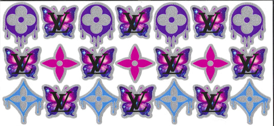 Butterfly L-V 16oz Glitter
