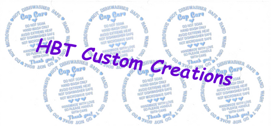 Cup Care Labels Purple Style 1