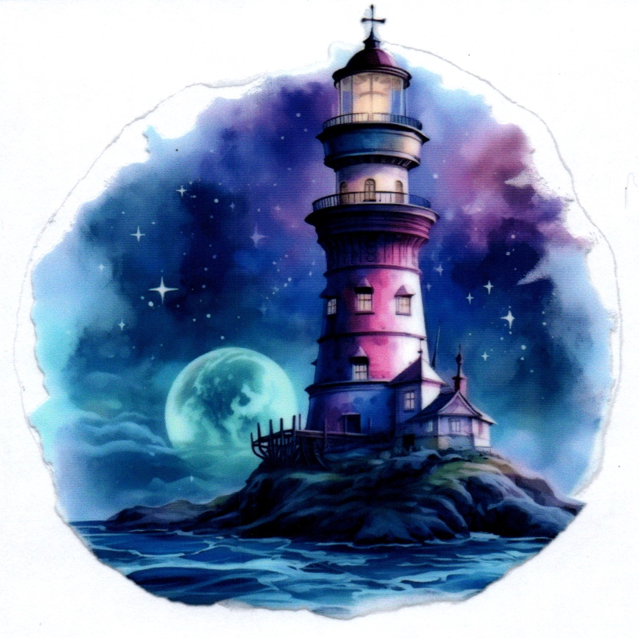 Lighthouse Decal 3