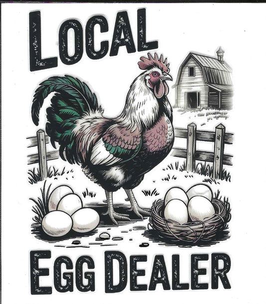 Local Egg Dealer Decal