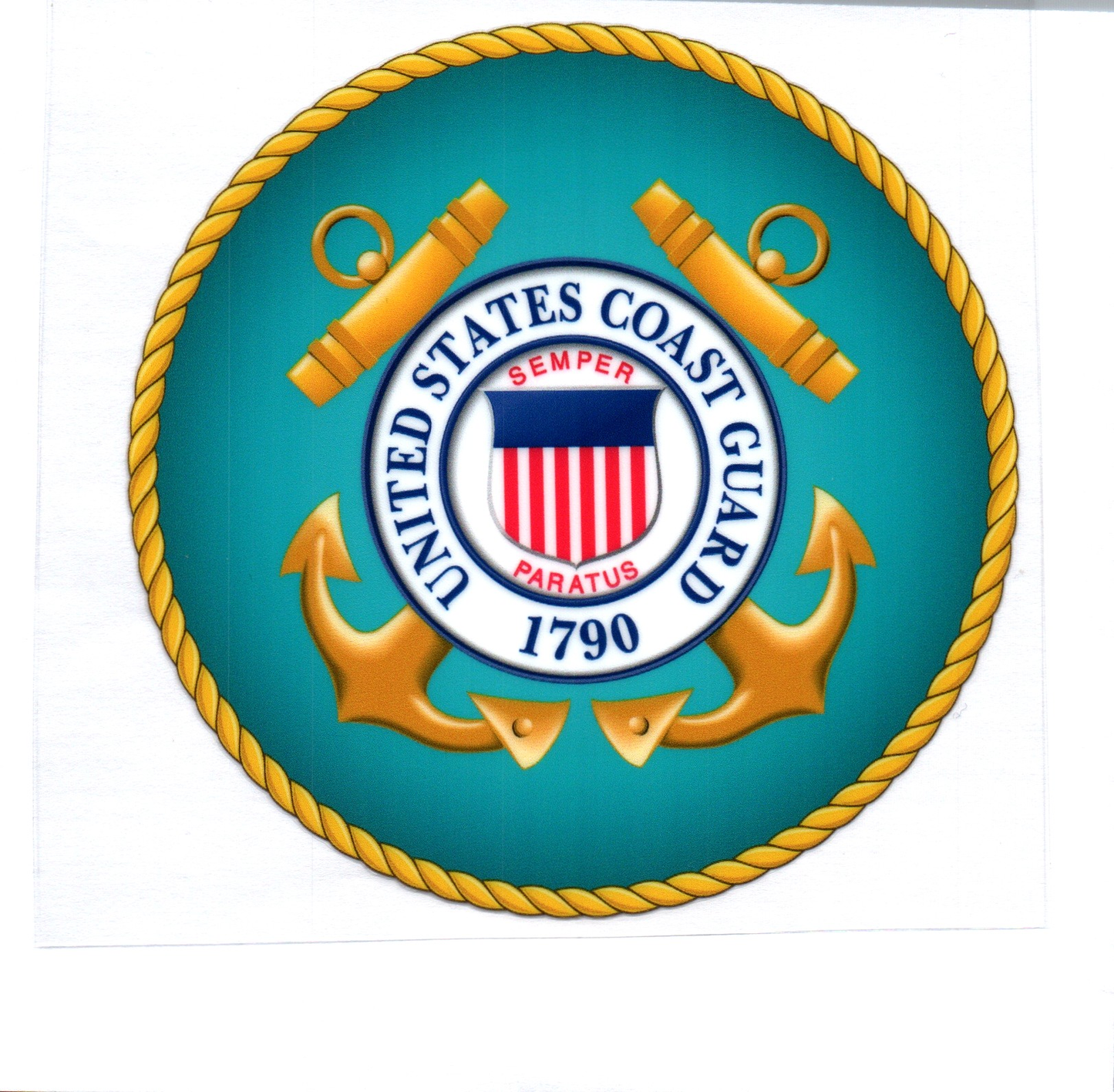 Coast Guard Military Decal 4