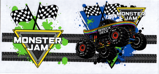 16oz Monster Jam Wreck Deck