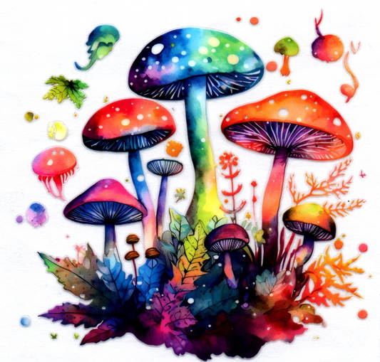 Mushroom Decal 3