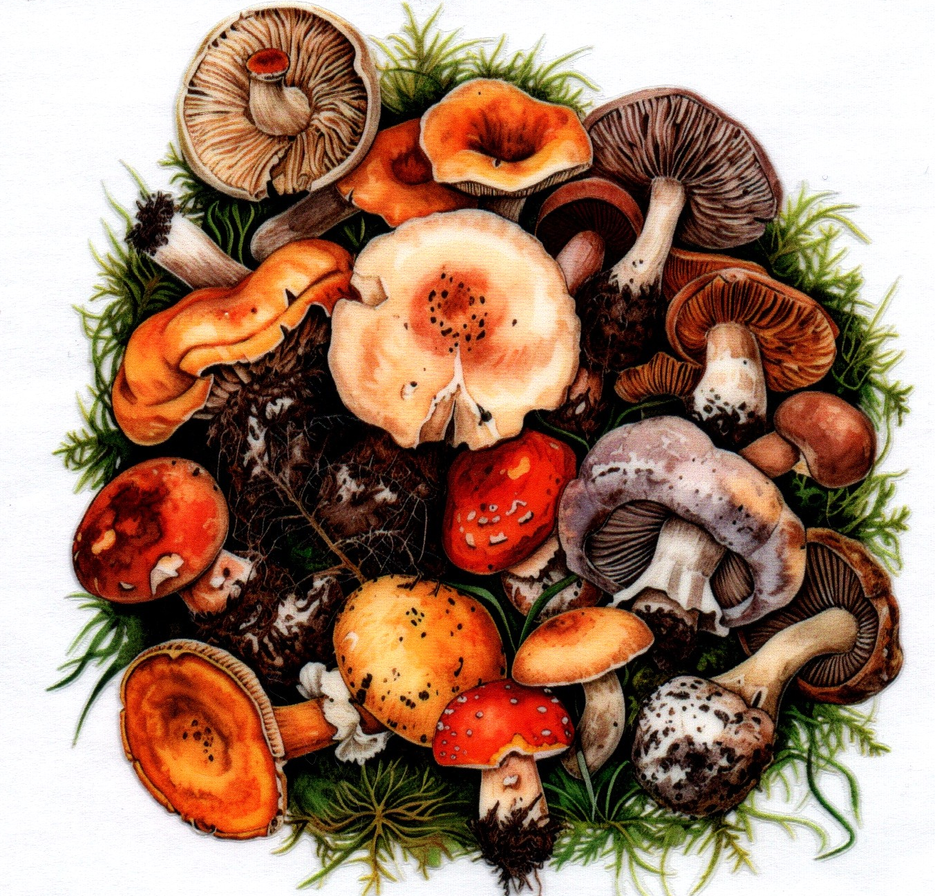 Mushroom Decal 6