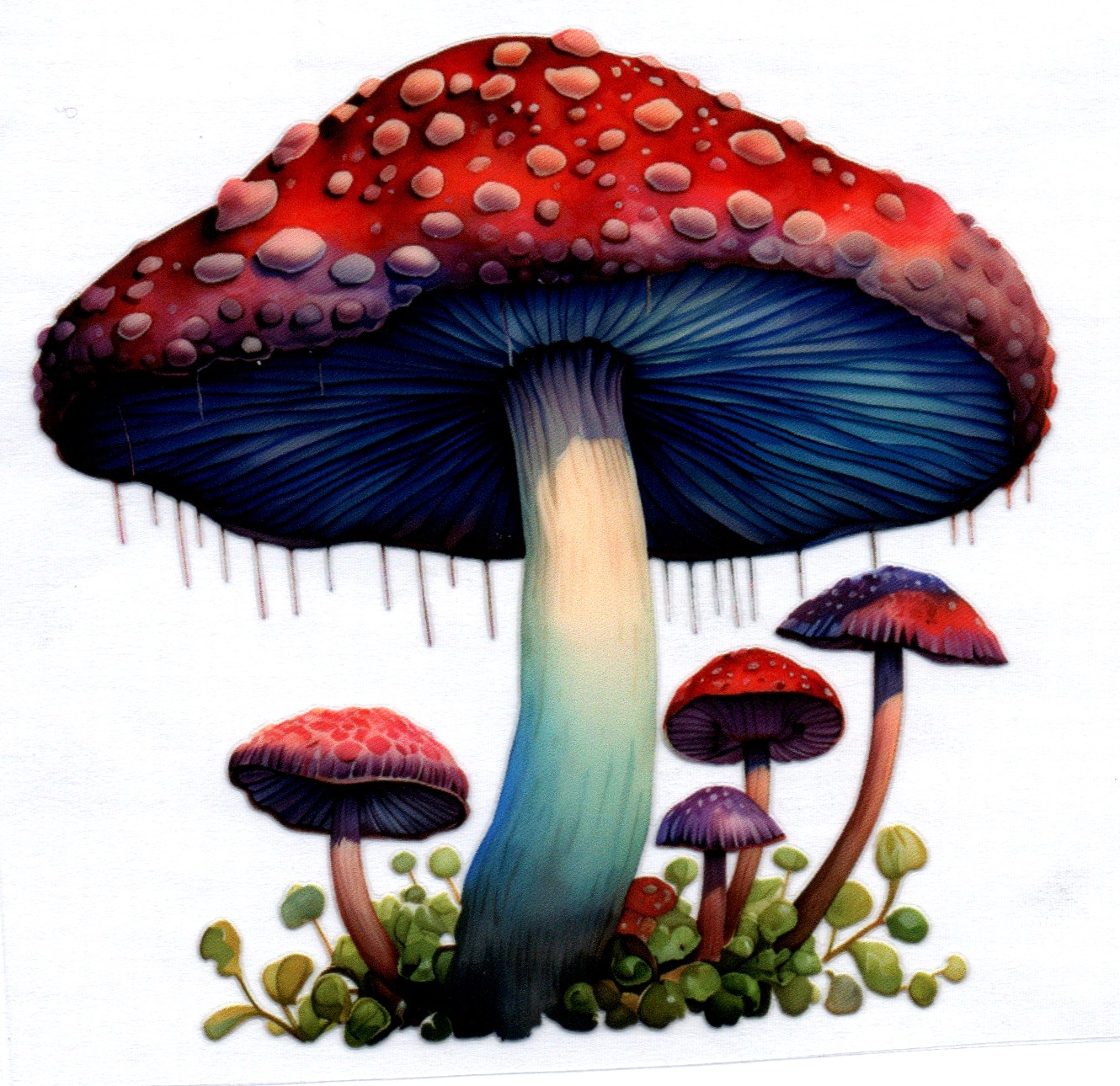 Mushroom Decal 7