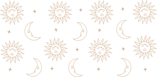 Sun and Moon Outline 160