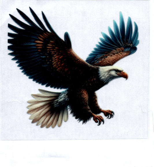 Flying Eagle Patriotic Decal