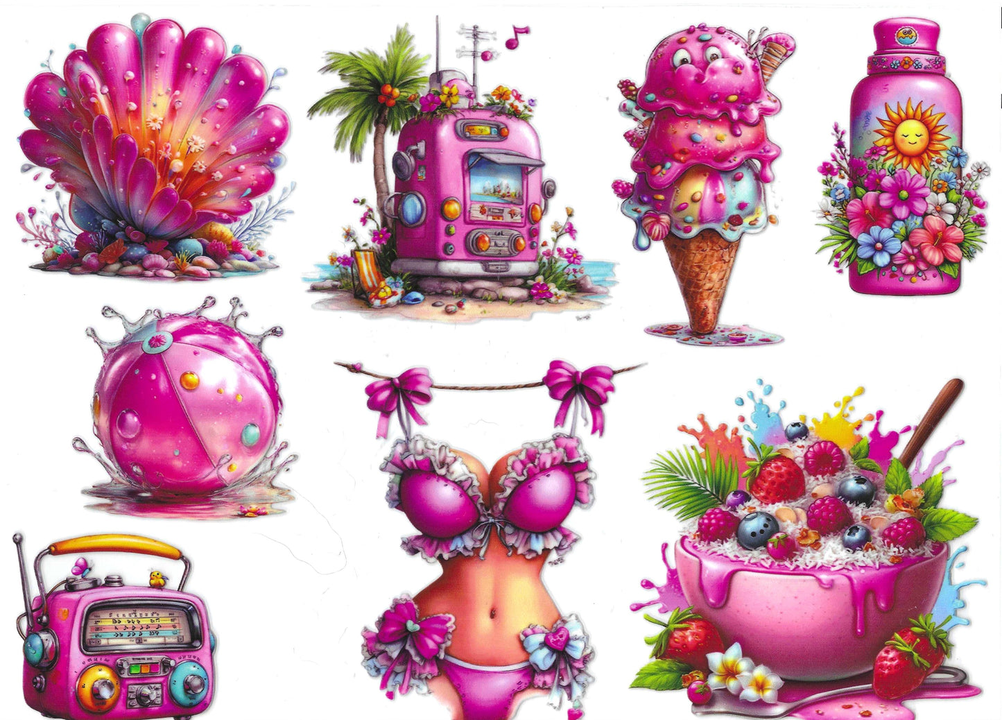 Pink Summer Element