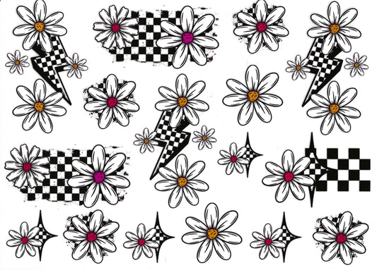 Black & White Checkered 1 Element