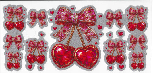 Rhinestone Cherries 16oz Glitter