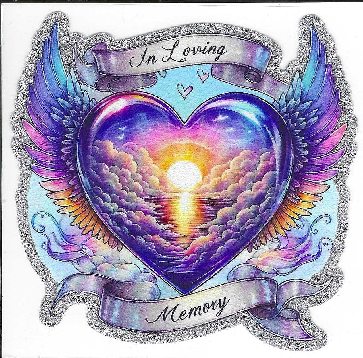 In Loving Memory Glitter Decal
