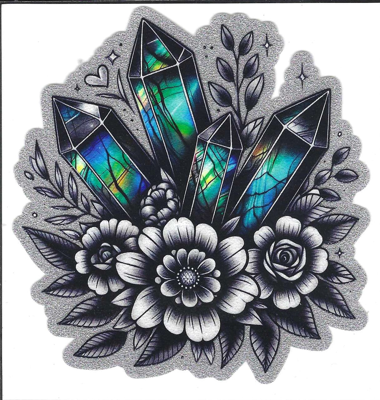 Crystals Glitter Decal