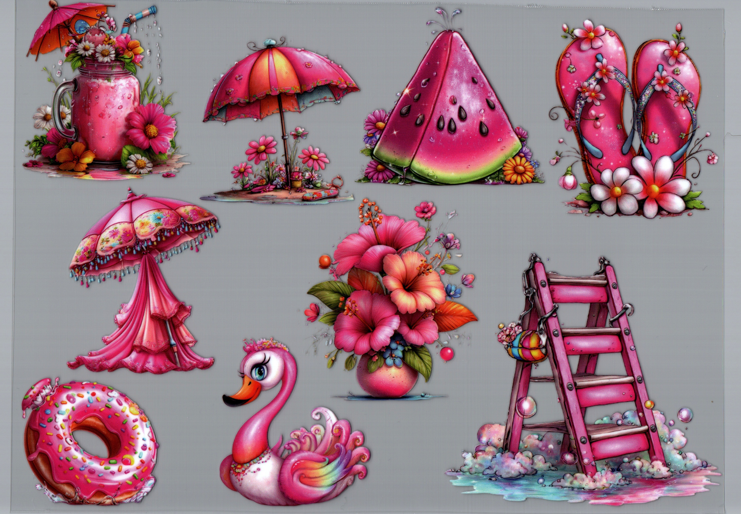 Pink Summer Fun Element