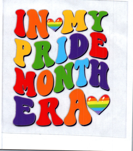 In My Pride Month Era Decal