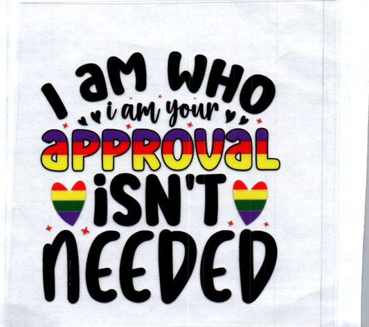 I am who I am Pride Decal