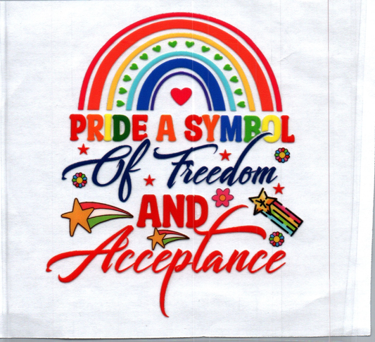 Pride A Symbol of Freedom Decal