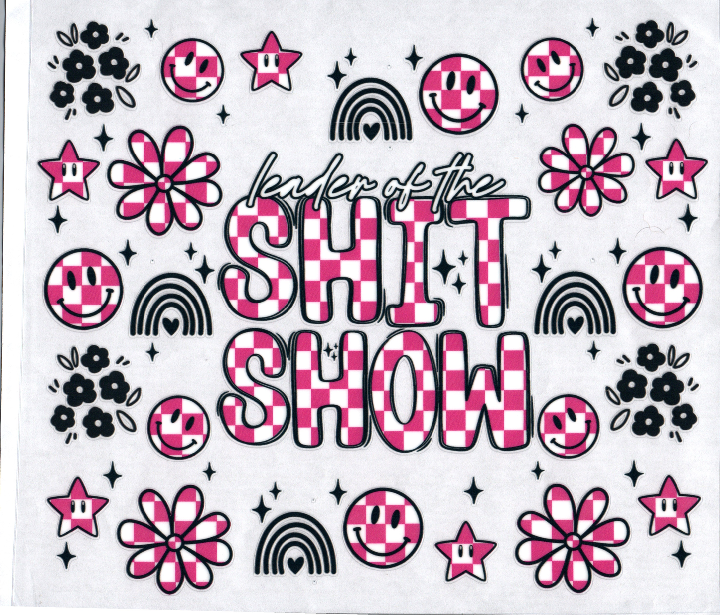 Purple/Pink Leader of Shit Show 20oz