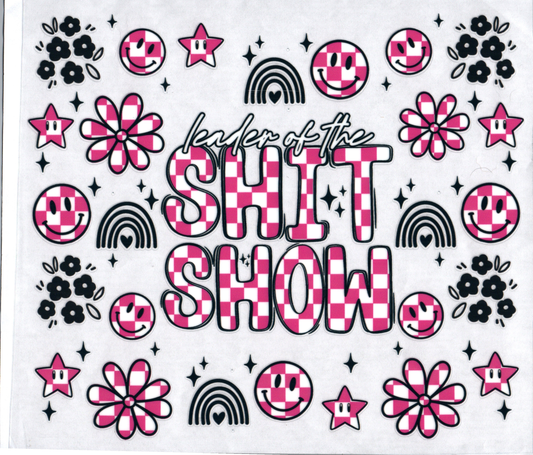 Purple/Pink Leader of Shit Show 20oz