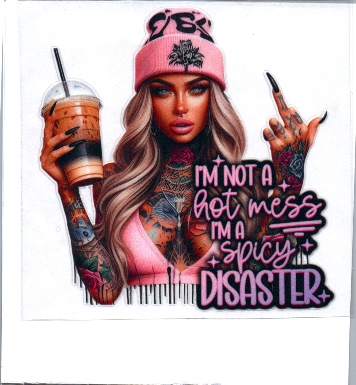 I'm not a hot mess Sassy Decal 26