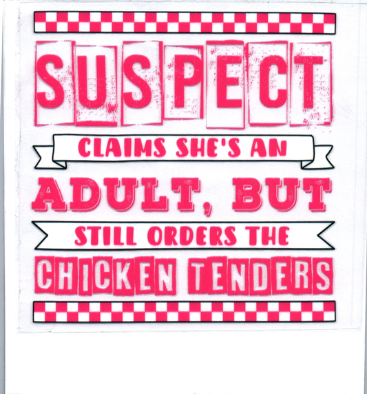 Suspect claims she's an adult Sassy Decal 29