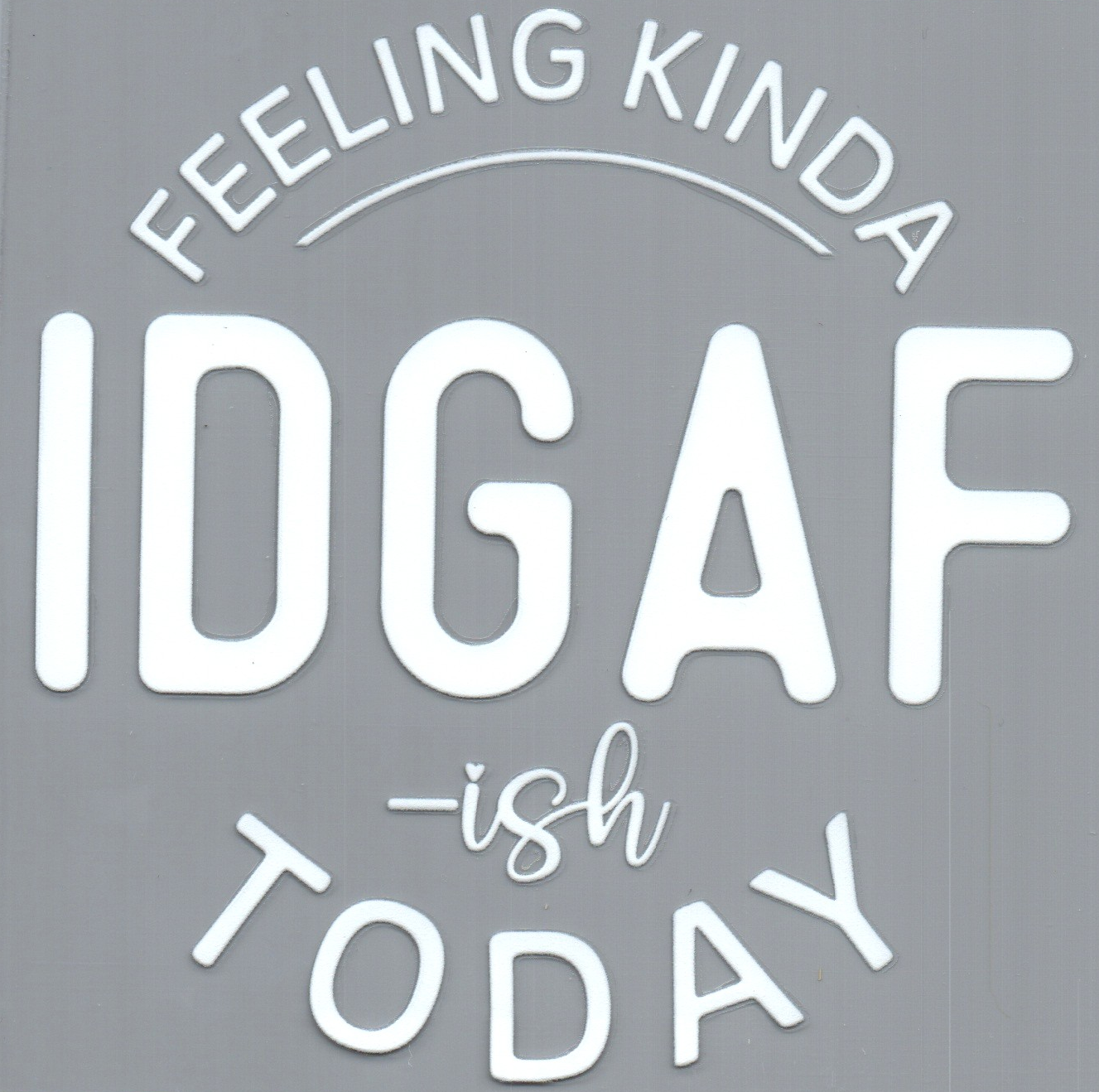 Feeling kinda IDGAF-ISH Sassy Decal 34