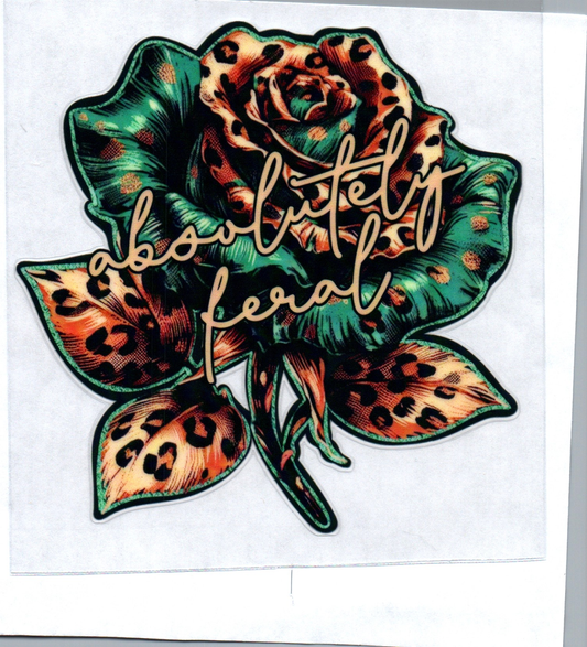 Absolutely feral Sassy Decal 6