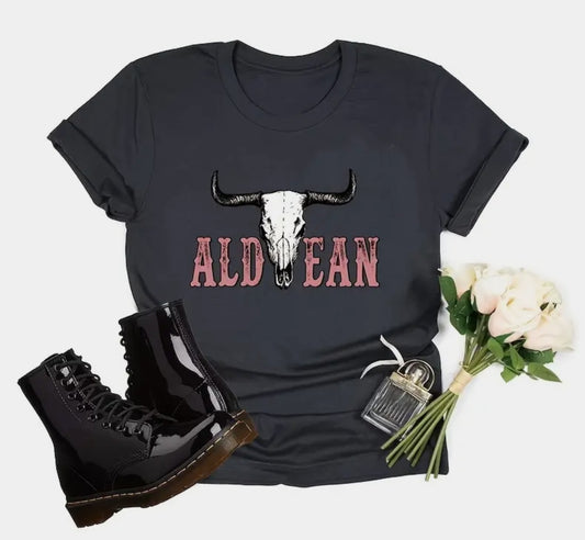 ALDEAN COW HEAD T-SHIRT