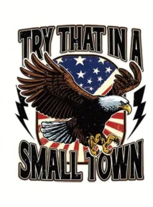 TRY THAT IN A SMALL TOWN EAGLE 2 T-SHIRT