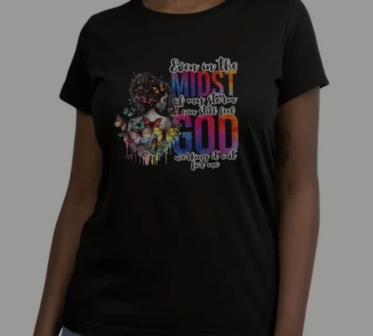 GOD IS WITH ME T-SHIRT