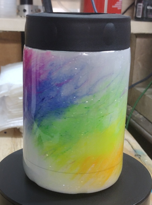 WAFFLE RAINBOW CAN COOZIE