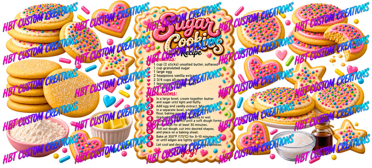 RECIPE 16OZ Sugar Cookies POD