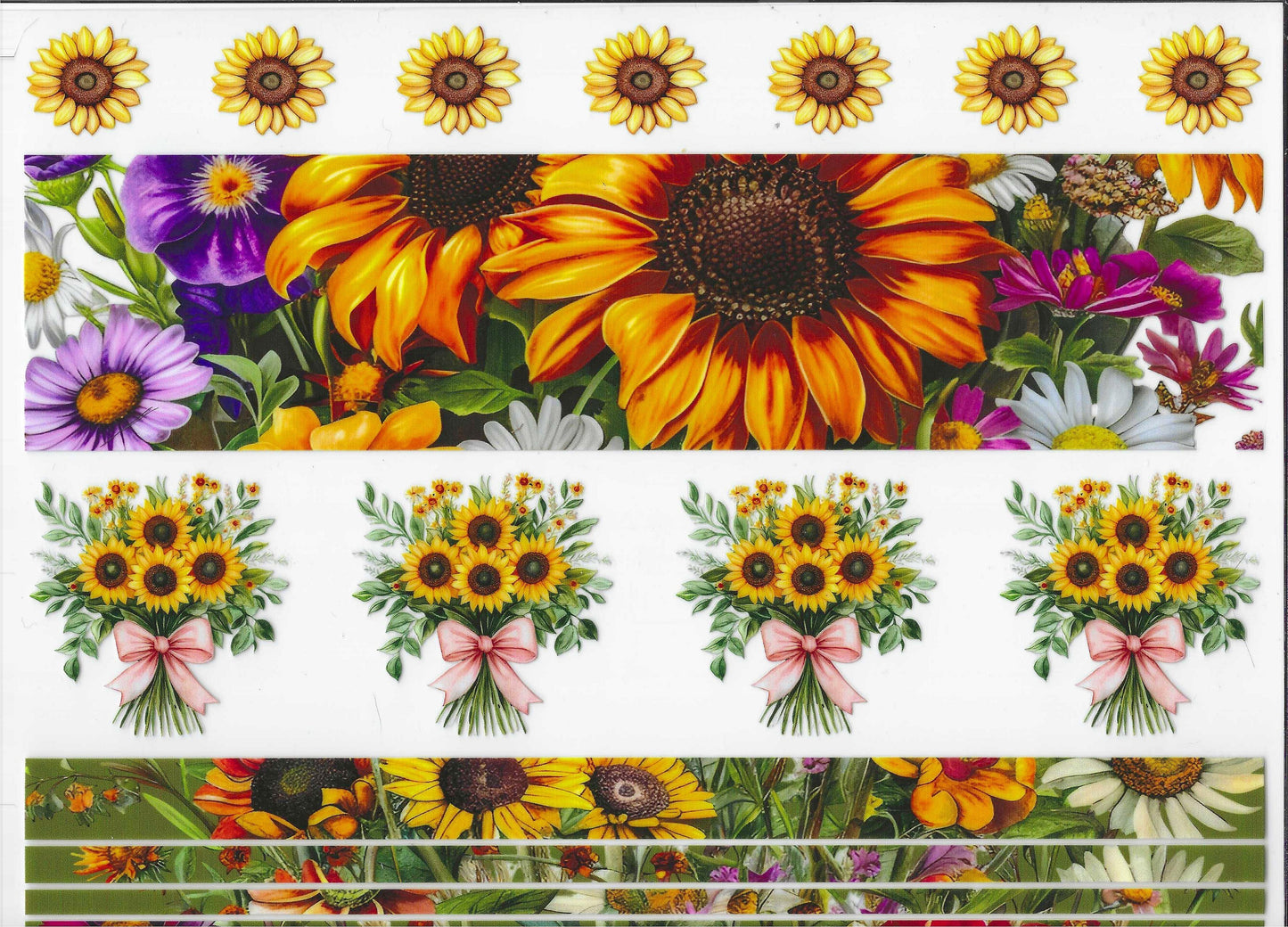 Sunflower Band Element 11 x 9